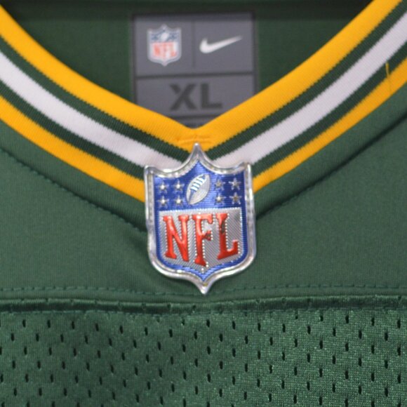 Mens NFL Nike Green Bay #12 Rodgers Jersey Size XL (100% polyester) - Picture 3 of 7